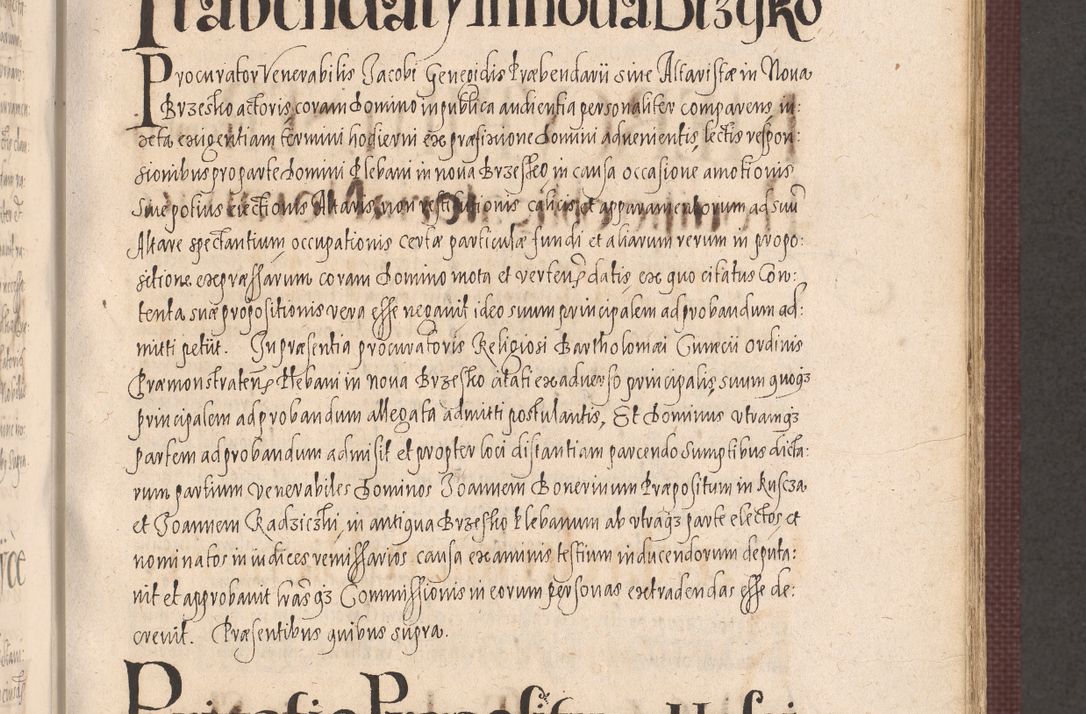 Zdjęcie nr 465 dla obiektu archiwalnego: Acta actorum causarum obligationum institutionum, decretorum, constitutionum, quietonum, resignonum, cessionum, accaeterarum, obseruonum tam iudicialium quam extraiudicialium coram Admondo Reverendo Domino Joanne Zerzynski Canonico, Vicario in Spiritualibus et Officiali generali Cracoviensis Iudice deputati per Illustrissimum ac Reverendissimum Dominum Martinum Szyszkowski Dei et Apostolice Sedis gratia Episcopum Cracoviensis ad Annum Domini Millesimum Sexcentesimum Decimum Septimum Indicatione quindecima Pontificus SS. D. N. D. Pauli Divina providentia Papae V. foeliciter moderni anno ipsus duodecimo continuantur