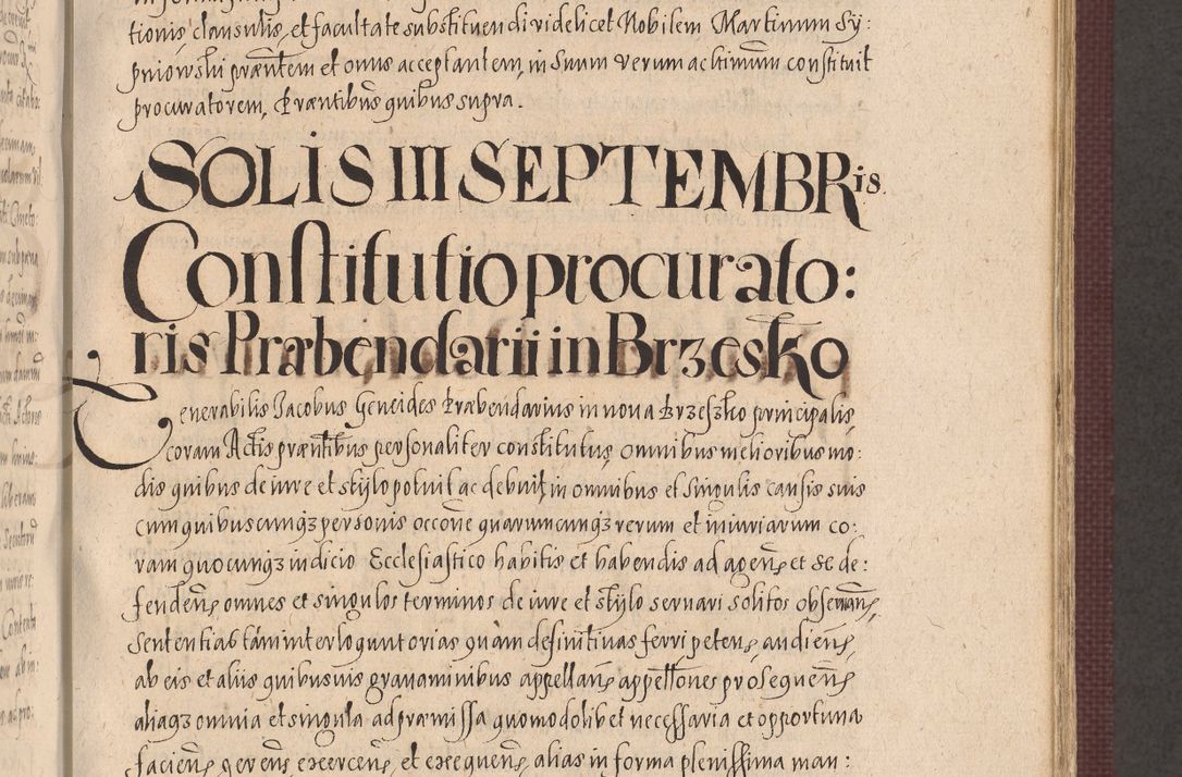 Zdjęcie nr 461 dla obiektu archiwalnego: Acta actorum causarum obligationum institutionum, decretorum, constitutionum, quietonum, resignonum, cessionum, accaeterarum, obseruonum tam iudicialium quam extraiudicialium coram Admondo Reverendo Domino Joanne Zerzynski Canonico, Vicario in Spiritualibus et Officiali generali Cracoviensis Iudice deputati per Illustrissimum ac Reverendissimum Dominum Martinum Szyszkowski Dei et Apostolice Sedis gratia Episcopum Cracoviensis ad Annum Domini Millesimum Sexcentesimum Decimum Septimum Indicatione quindecima Pontificus SS. D. N. D. Pauli Divina providentia Papae V. foeliciter moderni anno ipsus duodecimo continuantur