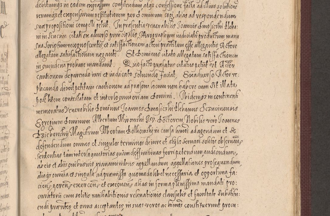 Zdjęcie nr 459 dla obiektu archiwalnego: Acta actorum causarum obligationum institutionum, decretorum, constitutionum, quietonum, resignonum, cessionum, accaeterarum, obseruonum tam iudicialium quam extraiudicialium coram Admondo Reverendo Domino Joanne Zerzynski Canonico, Vicario in Spiritualibus et Officiali generali Cracoviensis Iudice deputati per Illustrissimum ac Reverendissimum Dominum Martinum Szyszkowski Dei et Apostolice Sedis gratia Episcopum Cracoviensis ad Annum Domini Millesimum Sexcentesimum Decimum Septimum Indicatione quindecima Pontificus SS. D. N. D. Pauli Divina providentia Papae V. foeliciter moderni anno ipsus duodecimo continuantur
