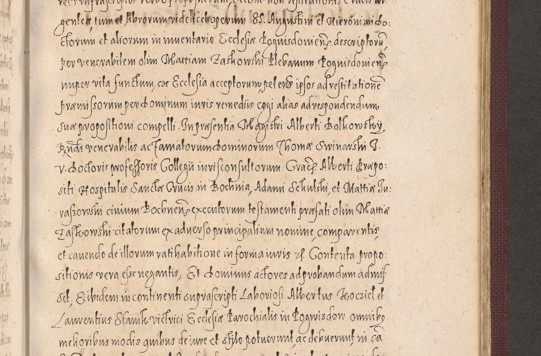 Zdjęcie nr 447 dla obiektu archiwalnego: Acta actorum causarum obligationum institutionum, decretorum, constitutionum, quietonum, resignonum, cessionum, accaeterarum, obseruonum tam iudicialium quam extraiudicialium coram Admondo Reverendo Domino Joanne Zerzynski Canonico, Vicario in Spiritualibus et Officiali generali Cracoviensis Iudice deputati per Illustrissimum ac Reverendissimum Dominum Martinum Szyszkowski Dei et Apostolice Sedis gratia Episcopum Cracoviensis ad Annum Domini Millesimum Sexcentesimum Decimum Septimum Indicatione quindecima Pontificus SS. D. N. D. Pauli Divina providentia Papae V. foeliciter moderni anno ipsus duodecimo continuantur