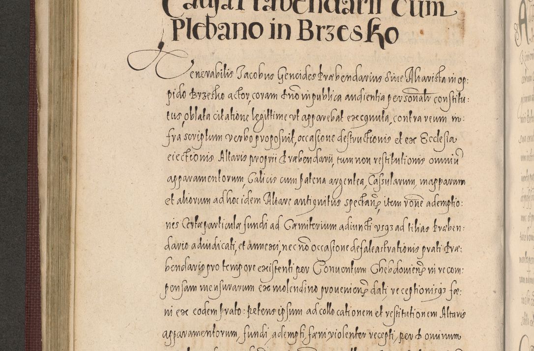 Zdjęcie nr 444 dla obiektu archiwalnego: Acta actorum causarum obligationum institutionum, decretorum, constitutionum, quietonum, resignonum, cessionum, accaeterarum, obseruonum tam iudicialium quam extraiudicialium coram Admondo Reverendo Domino Joanne Zerzynski Canonico, Vicario in Spiritualibus et Officiali generali Cracoviensis Iudice deputati per Illustrissimum ac Reverendissimum Dominum Martinum Szyszkowski Dei et Apostolice Sedis gratia Episcopum Cracoviensis ad Annum Domini Millesimum Sexcentesimum Decimum Septimum Indicatione quindecima Pontificus SS. D. N. D. Pauli Divina providentia Papae V. foeliciter moderni anno ipsus duodecimo continuantur