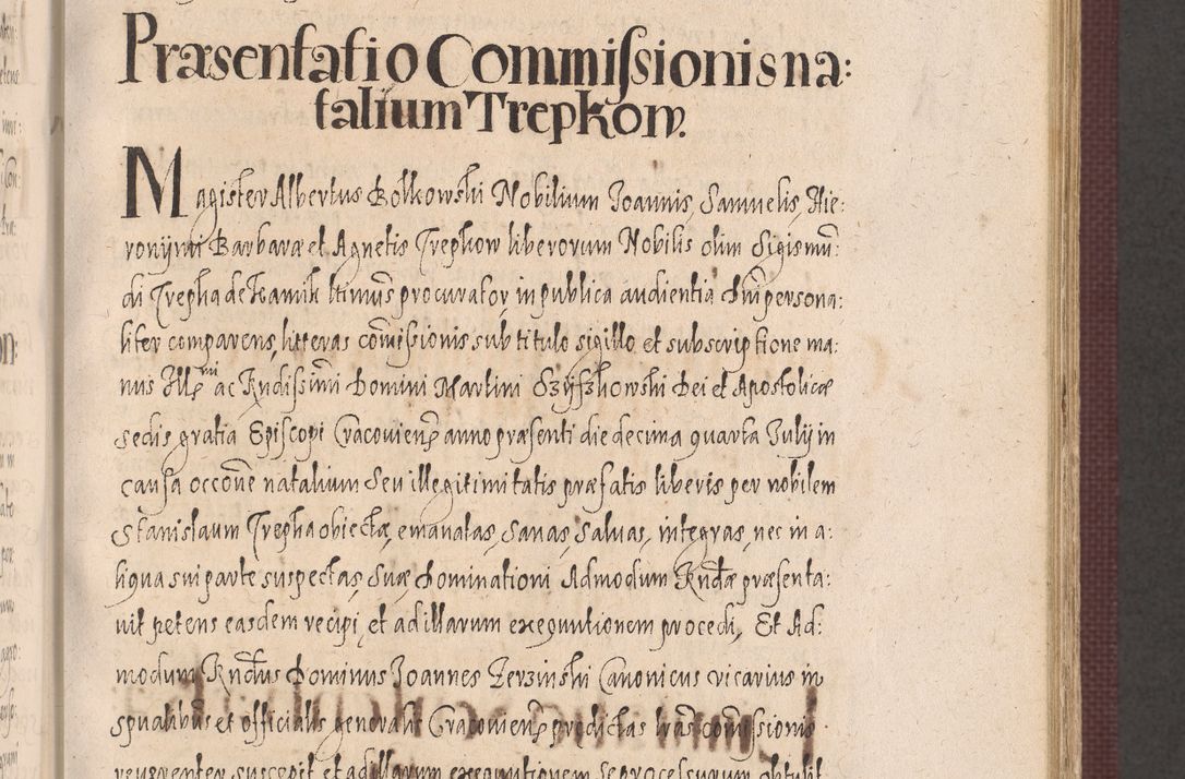 Zdjęcie nr 433 dla obiektu archiwalnego: Acta actorum causarum obligationum institutionum, decretorum, constitutionum, quietonum, resignonum, cessionum, accaeterarum, obseruonum tam iudicialium quam extraiudicialium coram Admondo Reverendo Domino Joanne Zerzynski Canonico, Vicario in Spiritualibus et Officiali generali Cracoviensis Iudice deputati per Illustrissimum ac Reverendissimum Dominum Martinum Szyszkowski Dei et Apostolice Sedis gratia Episcopum Cracoviensis ad Annum Domini Millesimum Sexcentesimum Decimum Septimum Indicatione quindecima Pontificus SS. D. N. D. Pauli Divina providentia Papae V. foeliciter moderni anno ipsus duodecimo continuantur