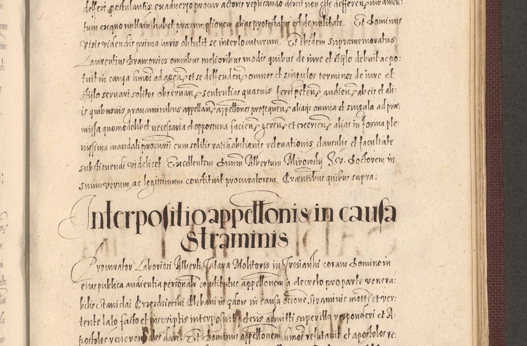 Zdjęcie nr 805 dla obiektu archiwalnego: Acta actorum causarum obligationum institutionum, decretorum, constitutionum, quietonum, resignonum, cessionum, accaeterarum, obseruonum tam iudicialium quam extraiudicialium coram Admondo Reverendo Domino Joanne Zerzynski Canonico, Vicario in Spiritualibus et Officiali generali Cracoviensis Iudice deputati per Illustrissimum ac Reverendissimum Dominum Martinum Szyszkowski Dei et Apostolice Sedis gratia Episcopum Cracoviensis ad Annum Domini Millesimum Sexcentesimum Decimum Septimum Indicatione quindecima Pontificus SS. D. N. D. Pauli Divina providentia Papae V. foeliciter moderni anno ipsus duodecimo continuantur