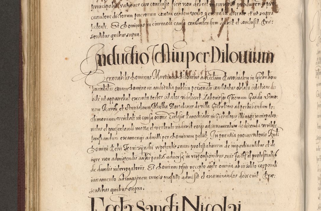 Zdjęcie nr 798 dla obiektu archiwalnego: Acta actorum causarum obligationum institutionum, decretorum, constitutionum, quietonum, resignonum, cessionum, accaeterarum, obseruonum tam iudicialium quam extraiudicialium coram Admondo Reverendo Domino Joanne Zerzynski Canonico, Vicario in Spiritualibus et Officiali generali Cracoviensis Iudice deputati per Illustrissimum ac Reverendissimum Dominum Martinum Szyszkowski Dei et Apostolice Sedis gratia Episcopum Cracoviensis ad Annum Domini Millesimum Sexcentesimum Decimum Septimum Indicatione quindecima Pontificus SS. D. N. D. Pauli Divina providentia Papae V. foeliciter moderni anno ipsus duodecimo continuantur
