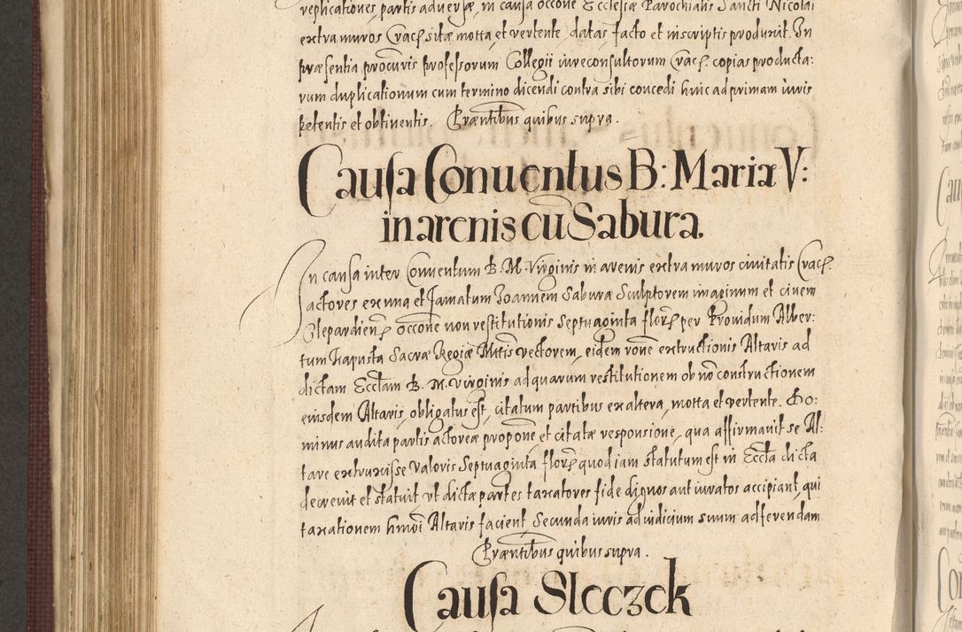 Zdjęcie nr 782 dla obiektu archiwalnego: Acta actorum causarum obligationum institutionum, decretorum, constitutionum, quietonum, resignonum, cessionum, accaeterarum, obseruonum tam iudicialium quam extraiudicialium coram Admondo Reverendo Domino Joanne Zerzynski Canonico, Vicario in Spiritualibus et Officiali generali Cracoviensis Iudice deputati per Illustrissimum ac Reverendissimum Dominum Martinum Szyszkowski Dei et Apostolice Sedis gratia Episcopum Cracoviensis ad Annum Domini Millesimum Sexcentesimum Decimum Septimum Indicatione quindecima Pontificus SS. D. N. D. Pauli Divina providentia Papae V. foeliciter moderni anno ipsus duodecimo continuantur