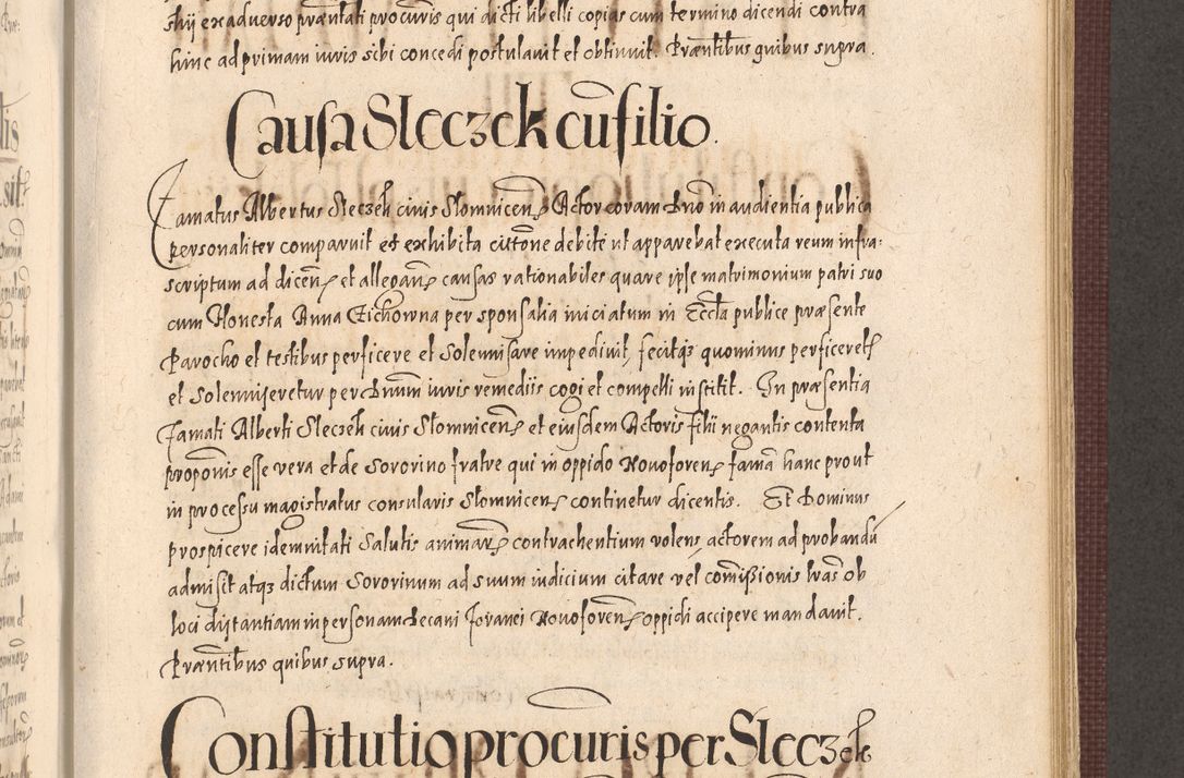 Zdjęcie nr 771 dla obiektu archiwalnego: Acta actorum causarum obligationum institutionum, decretorum, constitutionum, quietonum, resignonum, cessionum, accaeterarum, obseruonum tam iudicialium quam extraiudicialium coram Admondo Reverendo Domino Joanne Zerzynski Canonico, Vicario in Spiritualibus et Officiali generali Cracoviensis Iudice deputati per Illustrissimum ac Reverendissimum Dominum Martinum Szyszkowski Dei et Apostolice Sedis gratia Episcopum Cracoviensis ad Annum Domini Millesimum Sexcentesimum Decimum Septimum Indicatione quindecima Pontificus SS. D. N. D. Pauli Divina providentia Papae V. foeliciter moderni anno ipsus duodecimo continuantur