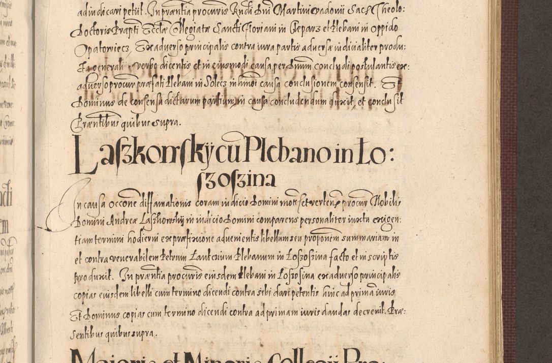 Zdjęcie nr 769 dla obiektu archiwalnego: Acta actorum causarum obligationum institutionum, decretorum, constitutionum, quietonum, resignonum, cessionum, accaeterarum, obseruonum tam iudicialium quam extraiudicialium coram Admondo Reverendo Domino Joanne Zerzynski Canonico, Vicario in Spiritualibus et Officiali generali Cracoviensis Iudice deputati per Illustrissimum ac Reverendissimum Dominum Martinum Szyszkowski Dei et Apostolice Sedis gratia Episcopum Cracoviensis ad Annum Domini Millesimum Sexcentesimum Decimum Septimum Indicatione quindecima Pontificus SS. D. N. D. Pauli Divina providentia Papae V. foeliciter moderni anno ipsus duodecimo continuantur