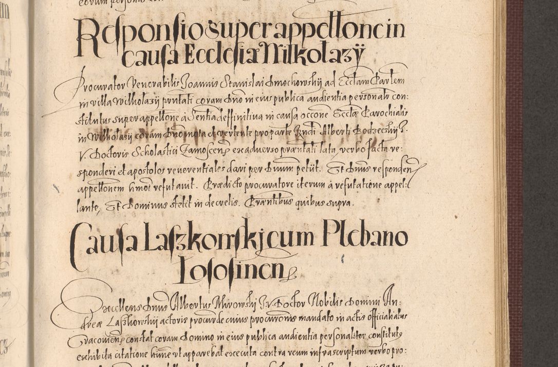 Zdjęcie nr 765 dla obiektu archiwalnego: Acta actorum causarum obligationum institutionum, decretorum, constitutionum, quietonum, resignonum, cessionum, accaeterarum, obseruonum tam iudicialium quam extraiudicialium coram Admondo Reverendo Domino Joanne Zerzynski Canonico, Vicario in Spiritualibus et Officiali generali Cracoviensis Iudice deputati per Illustrissimum ac Reverendissimum Dominum Martinum Szyszkowski Dei et Apostolice Sedis gratia Episcopum Cracoviensis ad Annum Domini Millesimum Sexcentesimum Decimum Septimum Indicatione quindecima Pontificus SS. D. N. D. Pauli Divina providentia Papae V. foeliciter moderni anno ipsus duodecimo continuantur