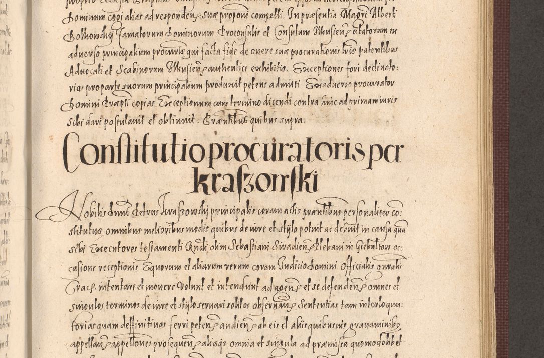 Zdjęcie nr 757 dla obiektu archiwalnego: Acta actorum causarum obligationum institutionum, decretorum, constitutionum, quietonum, resignonum, cessionum, accaeterarum, obseruonum tam iudicialium quam extraiudicialium coram Admondo Reverendo Domino Joanne Zerzynski Canonico, Vicario in Spiritualibus et Officiali generali Cracoviensis Iudice deputati per Illustrissimum ac Reverendissimum Dominum Martinum Szyszkowski Dei et Apostolice Sedis gratia Episcopum Cracoviensis ad Annum Domini Millesimum Sexcentesimum Decimum Septimum Indicatione quindecima Pontificus SS. D. N. D. Pauli Divina providentia Papae V. foeliciter moderni anno ipsus duodecimo continuantur