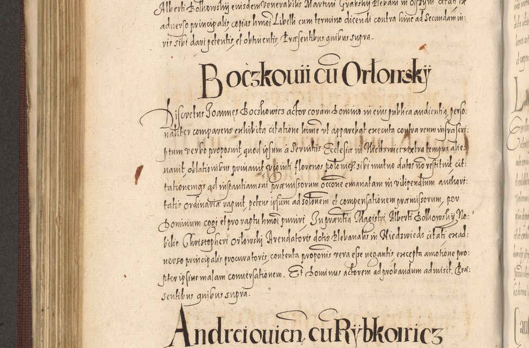 Zdjęcie nr 732 dla obiektu archiwalnego: Acta actorum causarum obligationum institutionum, decretorum, constitutionum, quietonum, resignonum, cessionum, accaeterarum, obseruonum tam iudicialium quam extraiudicialium coram Admondo Reverendo Domino Joanne Zerzynski Canonico, Vicario in Spiritualibus et Officiali generali Cracoviensis Iudice deputati per Illustrissimum ac Reverendissimum Dominum Martinum Szyszkowski Dei et Apostolice Sedis gratia Episcopum Cracoviensis ad Annum Domini Millesimum Sexcentesimum Decimum Septimum Indicatione quindecima Pontificus SS. D. N. D. Pauli Divina providentia Papae V. foeliciter moderni anno ipsus duodecimo continuantur