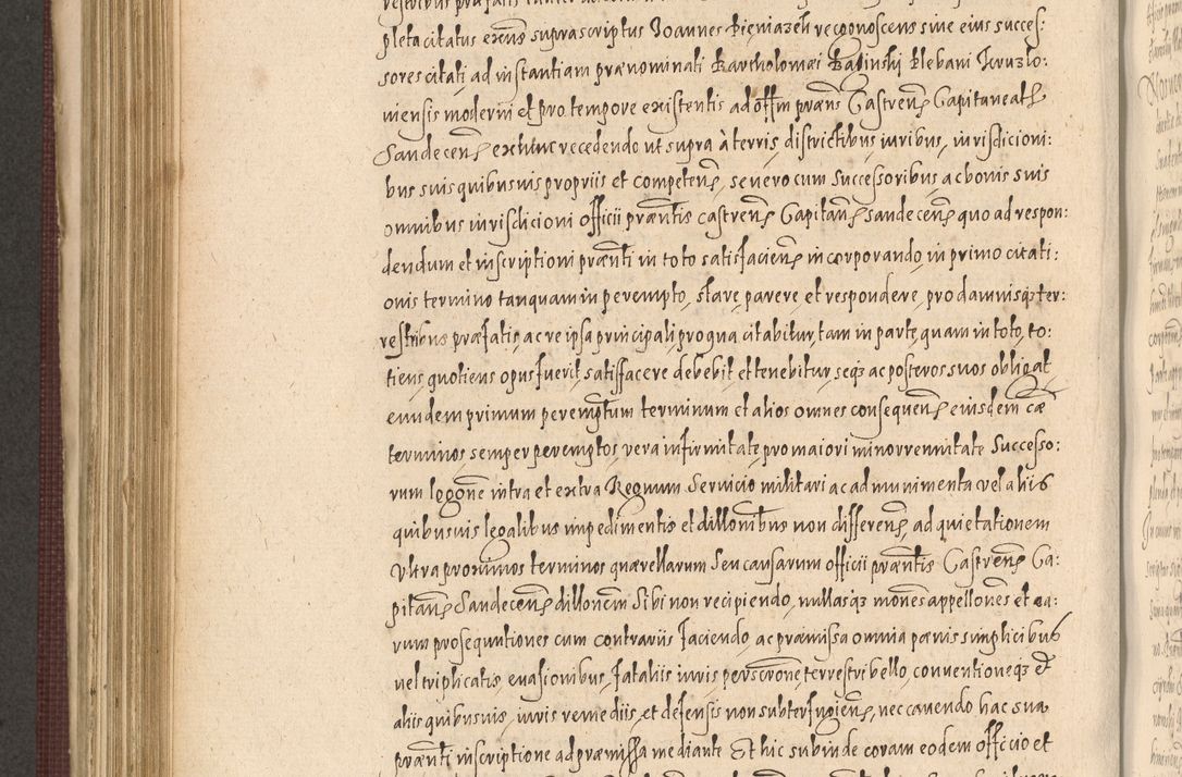 Zdjęcie nr 698 dla obiektu archiwalnego: Acta actorum causarum obligationum institutionum, decretorum, constitutionum, quietonum, resignonum, cessionum, accaeterarum, obseruonum tam iudicialium quam extraiudicialium coram Admondo Reverendo Domino Joanne Zerzynski Canonico, Vicario in Spiritualibus et Officiali generali Cracoviensis Iudice deputati per Illustrissimum ac Reverendissimum Dominum Martinum Szyszkowski Dei et Apostolice Sedis gratia Episcopum Cracoviensis ad Annum Domini Millesimum Sexcentesimum Decimum Septimum Indicatione quindecima Pontificus SS. D. N. D. Pauli Divina providentia Papae V. foeliciter moderni anno ipsus duodecimo continuantur