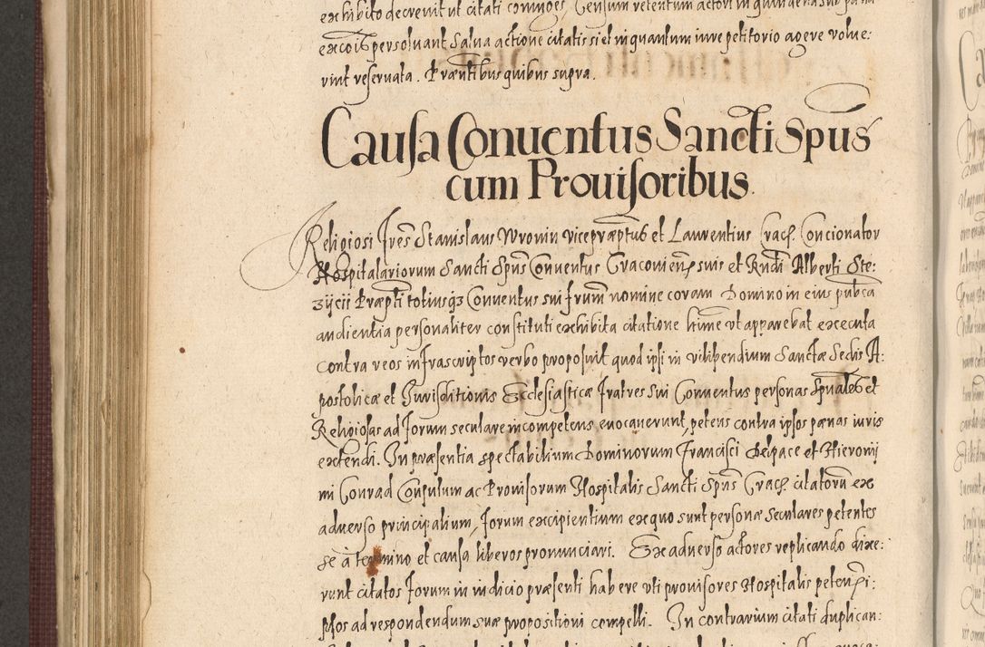 Zdjęcie nr 702 dla obiektu archiwalnego: Acta actorum causarum obligationum institutionum, decretorum, constitutionum, quietonum, resignonum, cessionum, accaeterarum, obseruonum tam iudicialium quam extraiudicialium coram Admondo Reverendo Domino Joanne Zerzynski Canonico, Vicario in Spiritualibus et Officiali generali Cracoviensis Iudice deputati per Illustrissimum ac Reverendissimum Dominum Martinum Szyszkowski Dei et Apostolice Sedis gratia Episcopum Cracoviensis ad Annum Domini Millesimum Sexcentesimum Decimum Septimum Indicatione quindecima Pontificus SS. D. N. D. Pauli Divina providentia Papae V. foeliciter moderni anno ipsus duodecimo continuantur