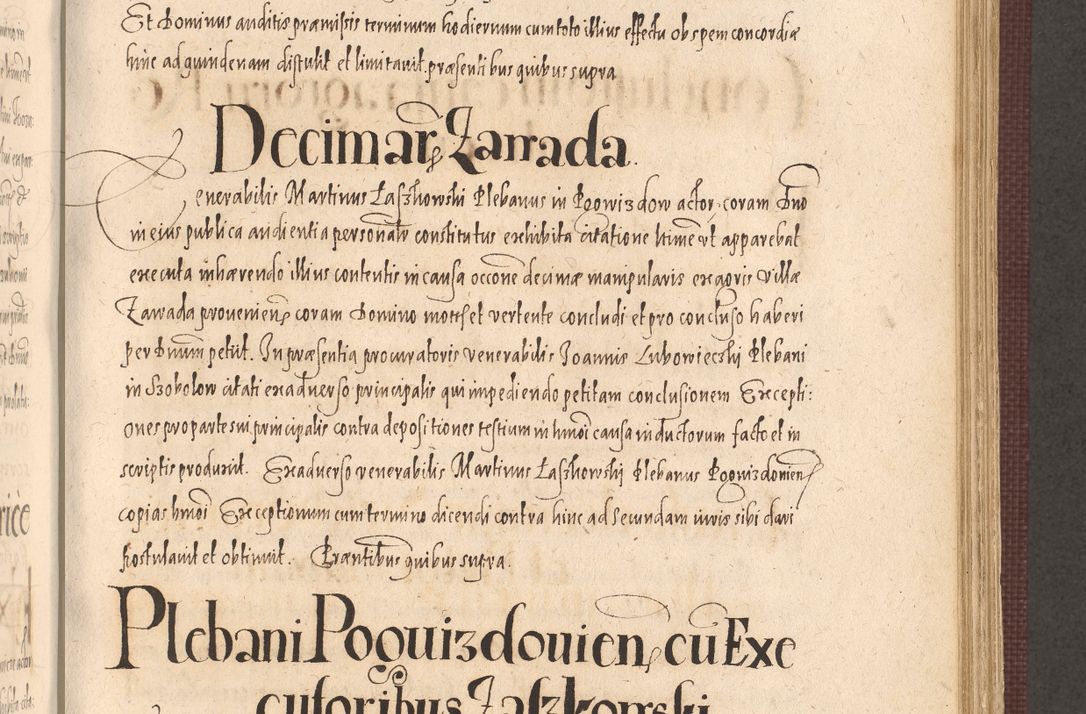 Zdjęcie nr 687 dla obiektu archiwalnego: Acta actorum causarum obligationum institutionum, decretorum, constitutionum, quietonum, resignonum, cessionum, accaeterarum, obseruonum tam iudicialium quam extraiudicialium coram Admondo Reverendo Domino Joanne Zerzynski Canonico, Vicario in Spiritualibus et Officiali generali Cracoviensis Iudice deputati per Illustrissimum ac Reverendissimum Dominum Martinum Szyszkowski Dei et Apostolice Sedis gratia Episcopum Cracoviensis ad Annum Domini Millesimum Sexcentesimum Decimum Septimum Indicatione quindecima Pontificus SS. D. N. D. Pauli Divina providentia Papae V. foeliciter moderni anno ipsus duodecimo continuantur