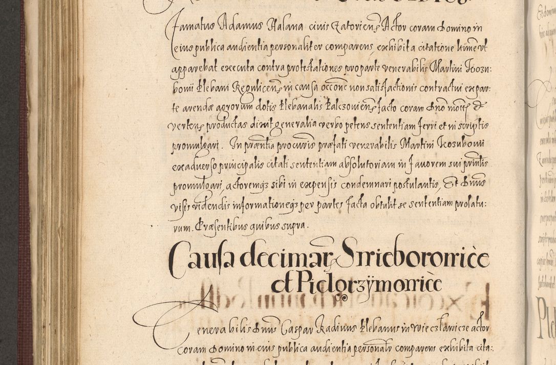 Zdjęcie nr 686 dla obiektu archiwalnego: Acta actorum causarum obligationum institutionum, decretorum, constitutionum, quietonum, resignonum, cessionum, accaeterarum, obseruonum tam iudicialium quam extraiudicialium coram Admondo Reverendo Domino Joanne Zerzynski Canonico, Vicario in Spiritualibus et Officiali generali Cracoviensis Iudice deputati per Illustrissimum ac Reverendissimum Dominum Martinum Szyszkowski Dei et Apostolice Sedis gratia Episcopum Cracoviensis ad Annum Domini Millesimum Sexcentesimum Decimum Septimum Indicatione quindecima Pontificus SS. D. N. D. Pauli Divina providentia Papae V. foeliciter moderni anno ipsus duodecimo continuantur