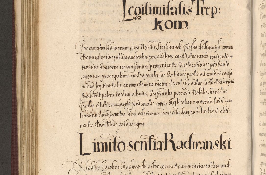 Zdjęcie nr 656 dla obiektu archiwalnego: Acta actorum causarum obligationum institutionum, decretorum, constitutionum, quietonum, resignonum, cessionum, accaeterarum, obseruonum tam iudicialium quam extraiudicialium coram Admondo Reverendo Domino Joanne Zerzynski Canonico, Vicario in Spiritualibus et Officiali generali Cracoviensis Iudice deputati per Illustrissimum ac Reverendissimum Dominum Martinum Szyszkowski Dei et Apostolice Sedis gratia Episcopum Cracoviensis ad Annum Domini Millesimum Sexcentesimum Decimum Septimum Indicatione quindecima Pontificus SS. D. N. D. Pauli Divina providentia Papae V. foeliciter moderni anno ipsus duodecimo continuantur
