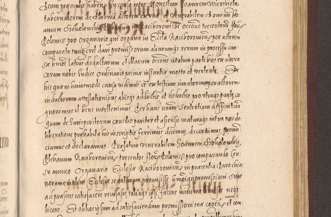 Zdjęcie nr 655 dla obiektu archiwalnego: Acta actorum causarum obligationum institutionum, decretorum, constitutionum, quietonum, resignonum, cessionum, accaeterarum, obseruonum tam iudicialium quam extraiudicialium coram Admondo Reverendo Domino Joanne Zerzynski Canonico, Vicario in Spiritualibus et Officiali generali Cracoviensis Iudice deputati per Illustrissimum ac Reverendissimum Dominum Martinum Szyszkowski Dei et Apostolice Sedis gratia Episcopum Cracoviensis ad Annum Domini Millesimum Sexcentesimum Decimum Septimum Indicatione quindecima Pontificus SS. D. N. D. Pauli Divina providentia Papae V. foeliciter moderni anno ipsus duodecimo continuantur