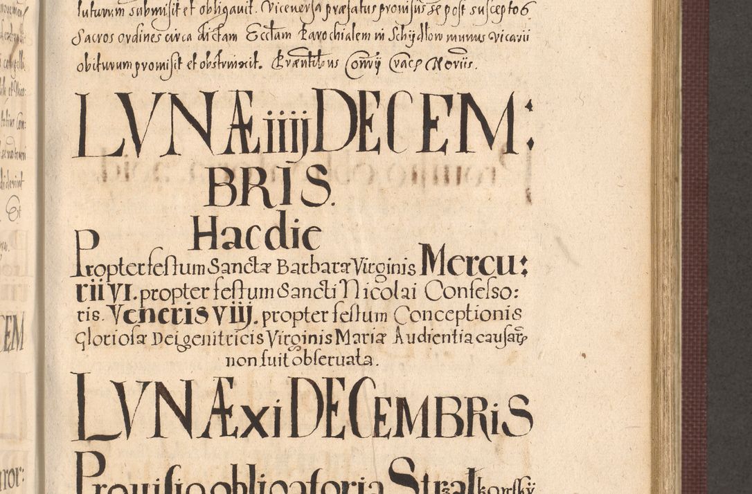 Zdjęcie nr 633 dla obiektu archiwalnego: Acta actorum causarum obligationum institutionum, decretorum, constitutionum, quietonum, resignonum, cessionum, accaeterarum, obseruonum tam iudicialium quam extraiudicialium coram Admondo Reverendo Domino Joanne Zerzynski Canonico, Vicario in Spiritualibus et Officiali generali Cracoviensis Iudice deputati per Illustrissimum ac Reverendissimum Dominum Martinum Szyszkowski Dei et Apostolice Sedis gratia Episcopum Cracoviensis ad Annum Domini Millesimum Sexcentesimum Decimum Septimum Indicatione quindecima Pontificus SS. D. N. D. Pauli Divina providentia Papae V. foeliciter moderni anno ipsus duodecimo continuantur