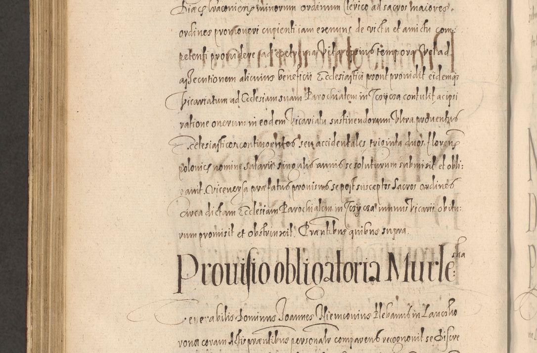 Zdjęcie nr 1096 dla obiektu archiwalnego: Acta actorum causarum obligationum institutionum, decretorum, constitutionum, quietonum, resignonum, cessionum, accaeterarum, obseruonum tam iudicialium quam extraiudicialium coram Admondo Reverendo Domino Joanne Zerzynski Canonico, Vicario in Spiritualibus et Officiali generali Cracoviensis Iudice deputati per Illustrissimum ac Reverendissimum Dominum Martinum Szyszkowski Dei et Apostolice Sedis gratia Episcopum Cracoviensis ad Annum Domini Millesimum Sexcentesimum Decimum Septimum Indicatione quindecima Pontificus SS. D. N. D. Pauli Divina providentia Papae V. foeliciter moderni anno ipsus duodecimo continuantur
