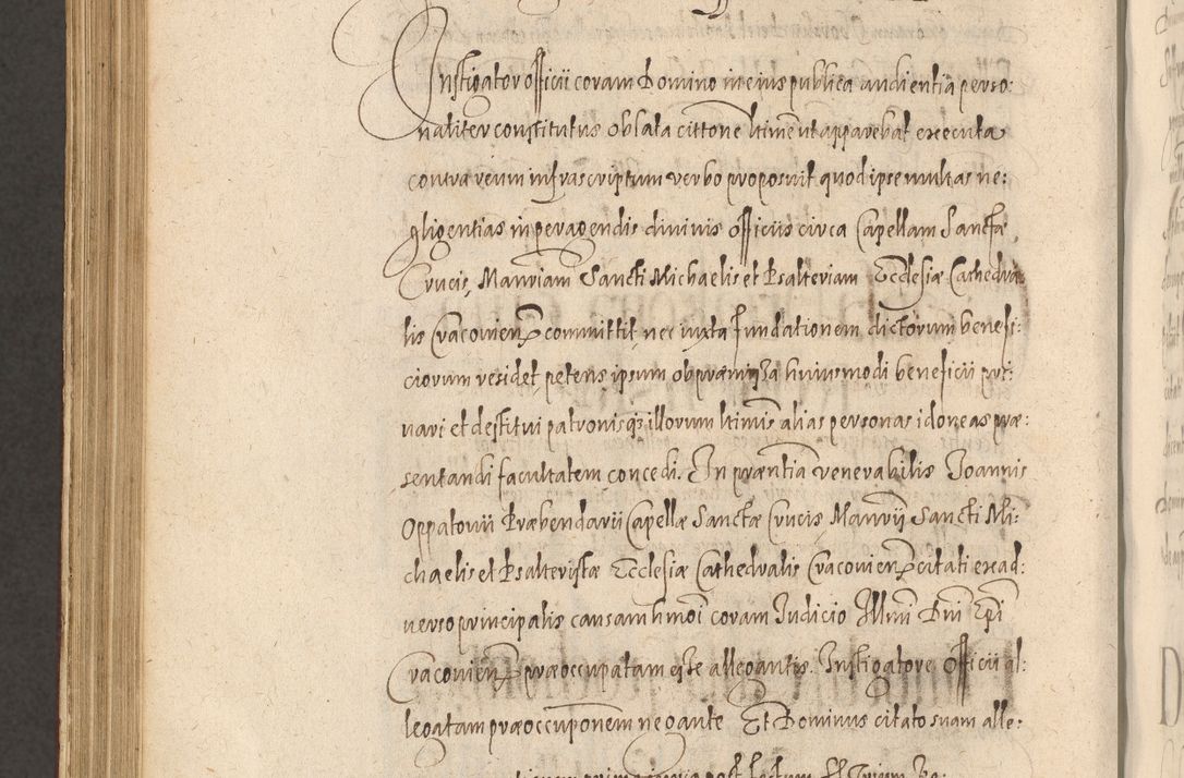 Zdjęcie nr 1092 dla obiektu archiwalnego: Acta actorum causarum obligationum institutionum, decretorum, constitutionum, quietonum, resignonum, cessionum, accaeterarum, obseruonum tam iudicialium quam extraiudicialium coram Admondo Reverendo Domino Joanne Zerzynski Canonico, Vicario in Spiritualibus et Officiali generali Cracoviensis Iudice deputati per Illustrissimum ac Reverendissimum Dominum Martinum Szyszkowski Dei et Apostolice Sedis gratia Episcopum Cracoviensis ad Annum Domini Millesimum Sexcentesimum Decimum Septimum Indicatione quindecima Pontificus SS. D. N. D. Pauli Divina providentia Papae V. foeliciter moderni anno ipsus duodecimo continuantur