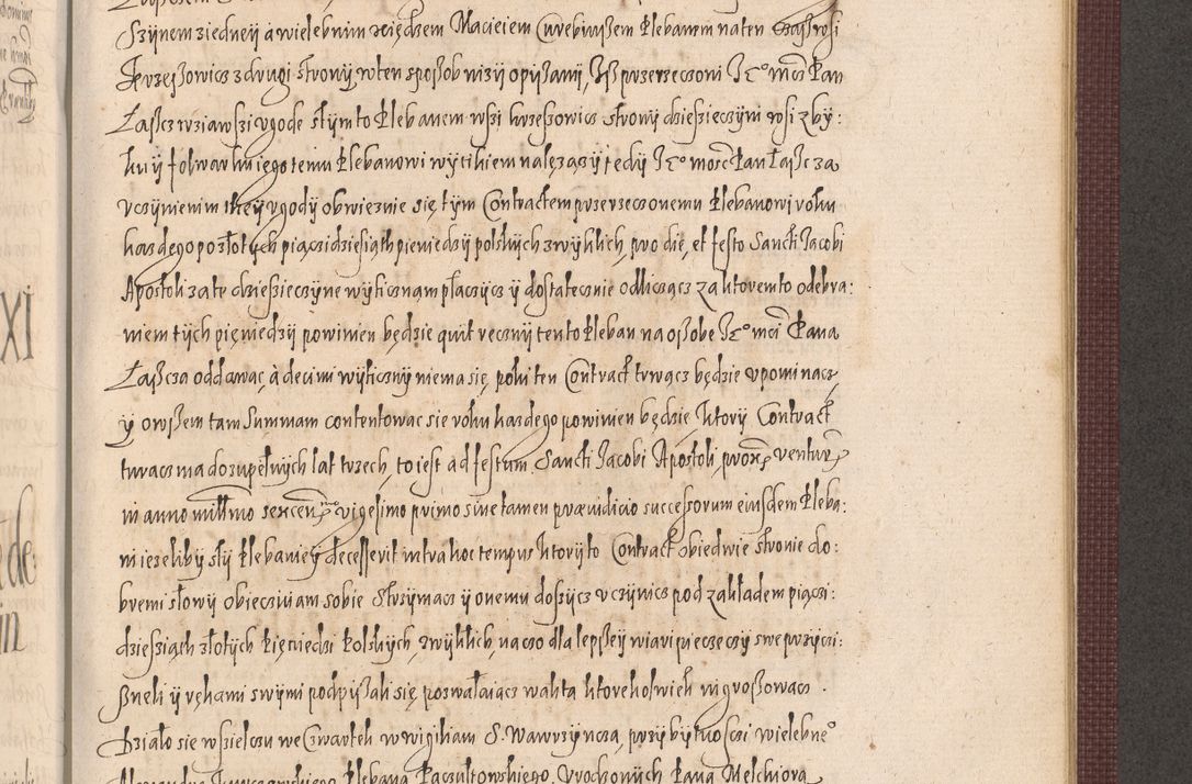 Zdjęcie nr 963 dla obiektu archiwalnego: Acta actorum causarum obligationum institutionum, decretorum, constitutionum, quietonum, resignonum, cessionum, accaeterarum, obseruonum tam iudicialium quam extraiudicialium coram Admondo Reverendo Domino Joanne Zerzynski Canonico, Vicario in Spiritualibus et Officiali generali Cracoviensis Iudice deputati per Illustrissimum ac Reverendissimum Dominum Martinum Szyszkowski Dei et Apostolice Sedis gratia Episcopum Cracoviensis ad Annum Domini Millesimum Sexcentesimum Decimum Septimum Indicatione quindecima Pontificus SS. D. N. D. Pauli Divina providentia Papae V. foeliciter moderni anno ipsus duodecimo continuantur