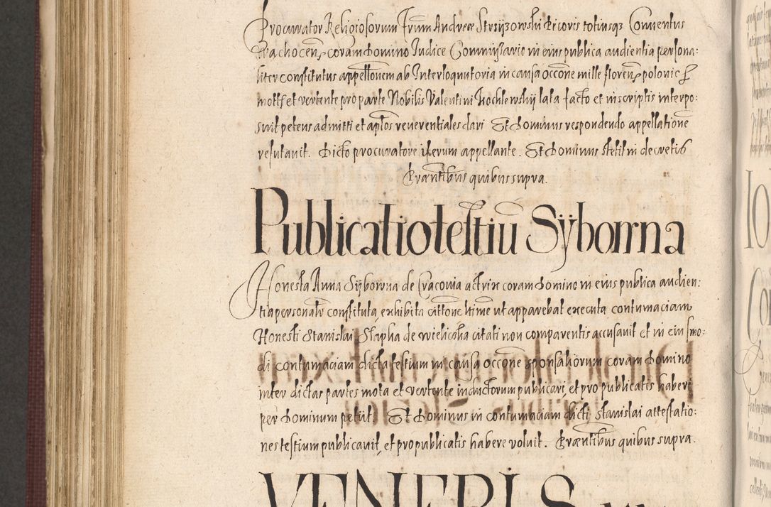 Zdjęcie nr 936 dla obiektu archiwalnego: Acta actorum causarum obligationum institutionum, decretorum, constitutionum, quietonum, resignonum, cessionum, accaeterarum, obseruonum tam iudicialium quam extraiudicialium coram Admondo Reverendo Domino Joanne Zerzynski Canonico, Vicario in Spiritualibus et Officiali generali Cracoviensis Iudice deputati per Illustrissimum ac Reverendissimum Dominum Martinum Szyszkowski Dei et Apostolice Sedis gratia Episcopum Cracoviensis ad Annum Domini Millesimum Sexcentesimum Decimum Septimum Indicatione quindecima Pontificus SS. D. N. D. Pauli Divina providentia Papae V. foeliciter moderni anno ipsus duodecimo continuantur