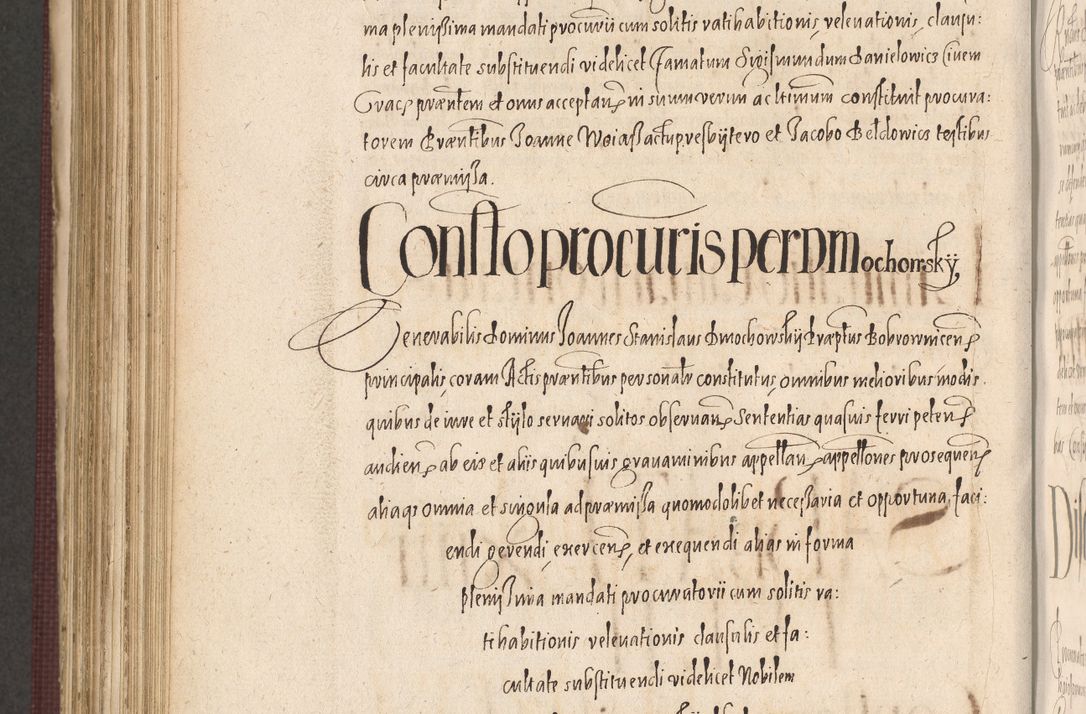 Zdjęcie nr 934 dla obiektu archiwalnego: Acta actorum causarum obligationum institutionum, decretorum, constitutionum, quietonum, resignonum, cessionum, accaeterarum, obseruonum tam iudicialium quam extraiudicialium coram Admondo Reverendo Domino Joanne Zerzynski Canonico, Vicario in Spiritualibus et Officiali generali Cracoviensis Iudice deputati per Illustrissimum ac Reverendissimum Dominum Martinum Szyszkowski Dei et Apostolice Sedis gratia Episcopum Cracoviensis ad Annum Domini Millesimum Sexcentesimum Decimum Septimum Indicatione quindecima Pontificus SS. D. N. D. Pauli Divina providentia Papae V. foeliciter moderni anno ipsus duodecimo continuantur