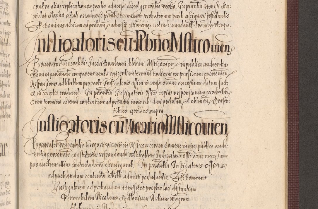 Zdjęcie nr 925 dla obiektu archiwalnego: Acta actorum causarum obligationum institutionum, decretorum, constitutionum, quietonum, resignonum, cessionum, accaeterarum, obseruonum tam iudicialium quam extraiudicialium coram Admondo Reverendo Domino Joanne Zerzynski Canonico, Vicario in Spiritualibus et Officiali generali Cracoviensis Iudice deputati per Illustrissimum ac Reverendissimum Dominum Martinum Szyszkowski Dei et Apostolice Sedis gratia Episcopum Cracoviensis ad Annum Domini Millesimum Sexcentesimum Decimum Septimum Indicatione quindecima Pontificus SS. D. N. D. Pauli Divina providentia Papae V. foeliciter moderni anno ipsus duodecimo continuantur