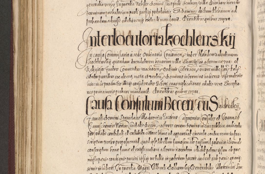 Zdjęcie nr 926 dla obiektu archiwalnego: Acta actorum causarum obligationum institutionum, decretorum, constitutionum, quietonum, resignonum, cessionum, accaeterarum, obseruonum tam iudicialium quam extraiudicialium coram Admondo Reverendo Domino Joanne Zerzynski Canonico, Vicario in Spiritualibus et Officiali generali Cracoviensis Iudice deputati per Illustrissimum ac Reverendissimum Dominum Martinum Szyszkowski Dei et Apostolice Sedis gratia Episcopum Cracoviensis ad Annum Domini Millesimum Sexcentesimum Decimum Septimum Indicatione quindecima Pontificus SS. D. N. D. Pauli Divina providentia Papae V. foeliciter moderni anno ipsus duodecimo continuantur