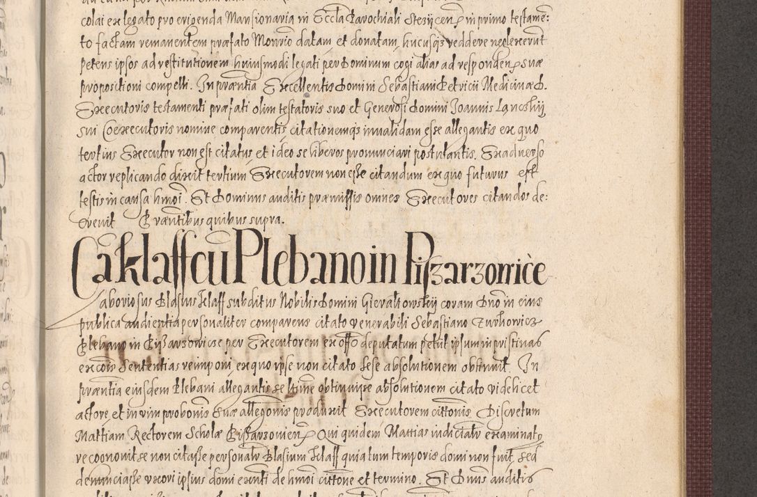 Zdjęcie nr 923 dla obiektu archiwalnego: Acta actorum causarum obligationum institutionum, decretorum, constitutionum, quietonum, resignonum, cessionum, accaeterarum, obseruonum tam iudicialium quam extraiudicialium coram Admondo Reverendo Domino Joanne Zerzynski Canonico, Vicario in Spiritualibus et Officiali generali Cracoviensis Iudice deputati per Illustrissimum ac Reverendissimum Dominum Martinum Szyszkowski Dei et Apostolice Sedis gratia Episcopum Cracoviensis ad Annum Domini Millesimum Sexcentesimum Decimum Septimum Indicatione quindecima Pontificus SS. D. N. D. Pauli Divina providentia Papae V. foeliciter moderni anno ipsus duodecimo continuantur