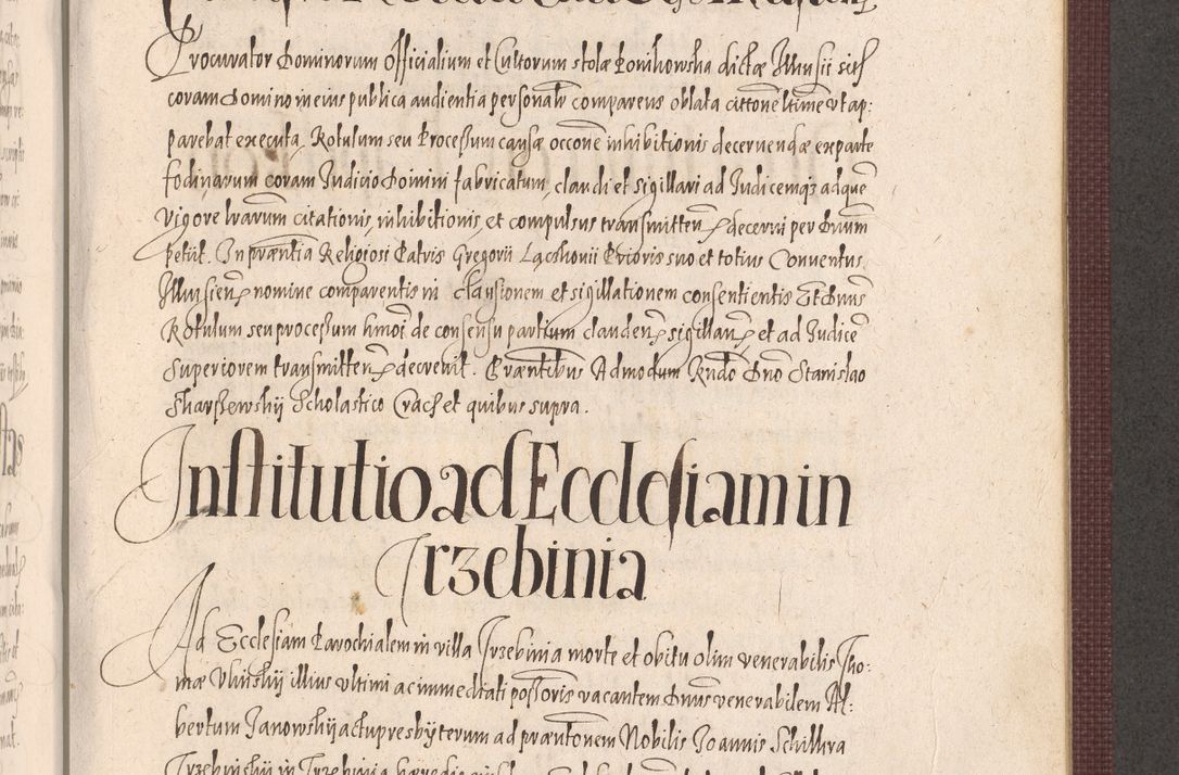 Zdjęcie nr 913 dla obiektu archiwalnego: Acta actorum causarum obligationum institutionum, decretorum, constitutionum, quietonum, resignonum, cessionum, accaeterarum, obseruonum tam iudicialium quam extraiudicialium coram Admondo Reverendo Domino Joanne Zerzynski Canonico, Vicario in Spiritualibus et Officiali generali Cracoviensis Iudice deputati per Illustrissimum ac Reverendissimum Dominum Martinum Szyszkowski Dei et Apostolice Sedis gratia Episcopum Cracoviensis ad Annum Domini Millesimum Sexcentesimum Decimum Septimum Indicatione quindecima Pontificus SS. D. N. D. Pauli Divina providentia Papae V. foeliciter moderni anno ipsus duodecimo continuantur