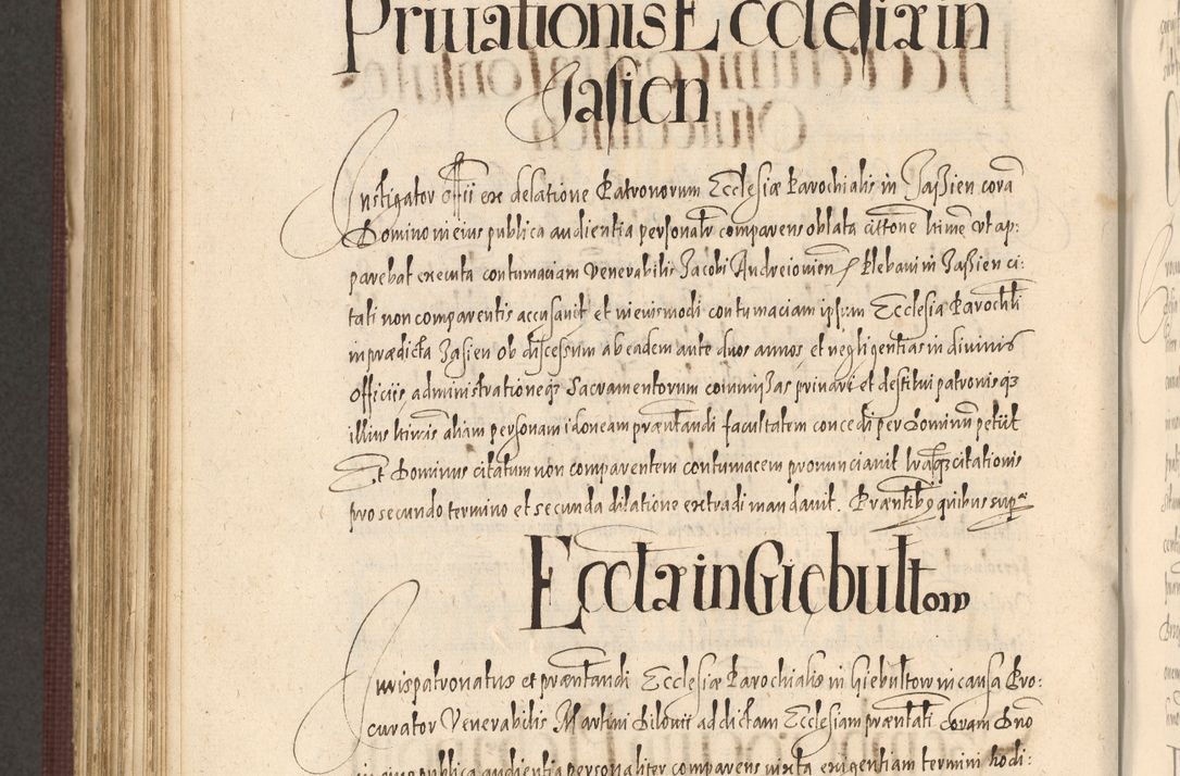 Zdjęcie nr 898 dla obiektu archiwalnego: Acta actorum causarum obligationum institutionum, decretorum, constitutionum, quietonum, resignonum, cessionum, accaeterarum, obseruonum tam iudicialium quam extraiudicialium coram Admondo Reverendo Domino Joanne Zerzynski Canonico, Vicario in Spiritualibus et Officiali generali Cracoviensis Iudice deputati per Illustrissimum ac Reverendissimum Dominum Martinum Szyszkowski Dei et Apostolice Sedis gratia Episcopum Cracoviensis ad Annum Domini Millesimum Sexcentesimum Decimum Septimum Indicatione quindecima Pontificus SS. D. N. D. Pauli Divina providentia Papae V. foeliciter moderni anno ipsus duodecimo continuantur
