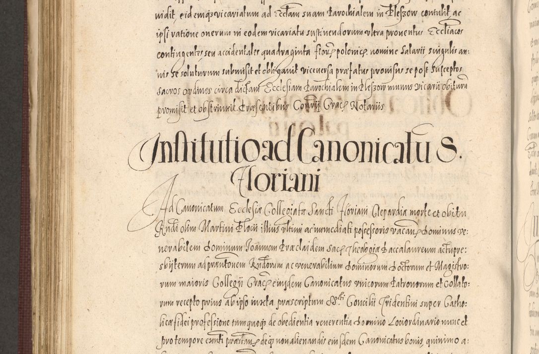Zdjęcie nr 882 dla obiektu archiwalnego: Acta actorum causarum obligationum institutionum, decretorum, constitutionum, quietonum, resignonum, cessionum, accaeterarum, obseruonum tam iudicialium quam extraiudicialium coram Admondo Reverendo Domino Joanne Zerzynski Canonico, Vicario in Spiritualibus et Officiali generali Cracoviensis Iudice deputati per Illustrissimum ac Reverendissimum Dominum Martinum Szyszkowski Dei et Apostolice Sedis gratia Episcopum Cracoviensis ad Annum Domini Millesimum Sexcentesimum Decimum Septimum Indicatione quindecima Pontificus SS. D. N. D. Pauli Divina providentia Papae V. foeliciter moderni anno ipsus duodecimo continuantur