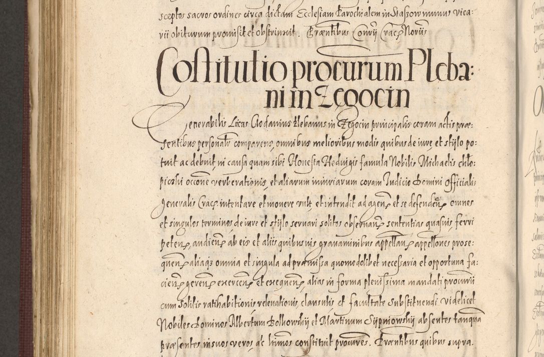 Zdjęcie nr 880 dla obiektu archiwalnego: Acta actorum causarum obligationum institutionum, decretorum, constitutionum, quietonum, resignonum, cessionum, accaeterarum, obseruonum tam iudicialium quam extraiudicialium coram Admondo Reverendo Domino Joanne Zerzynski Canonico, Vicario in Spiritualibus et Officiali generali Cracoviensis Iudice deputati per Illustrissimum ac Reverendissimum Dominum Martinum Szyszkowski Dei et Apostolice Sedis gratia Episcopum Cracoviensis ad Annum Domini Millesimum Sexcentesimum Decimum Septimum Indicatione quindecima Pontificus SS. D. N. D. Pauli Divina providentia Papae V. foeliciter moderni anno ipsus duodecimo continuantur
