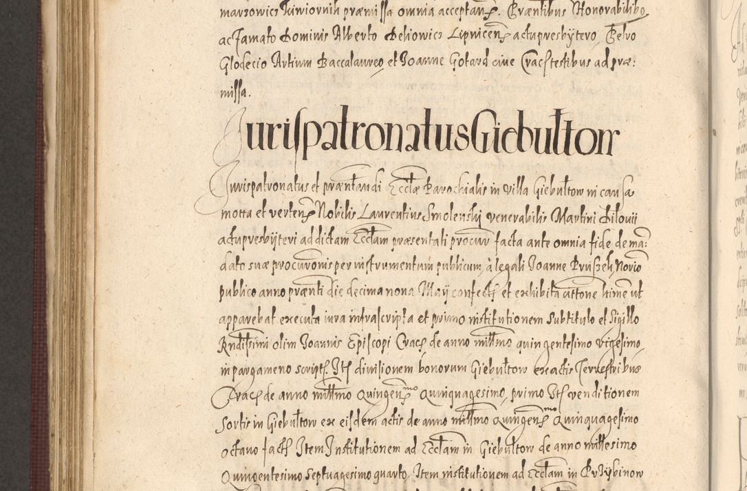 Zdjęcie nr 864 dla obiektu archiwalnego: Acta actorum causarum obligationum institutionum, decretorum, constitutionum, quietonum, resignonum, cessionum, accaeterarum, obseruonum tam iudicialium quam extraiudicialium coram Admondo Reverendo Domino Joanne Zerzynski Canonico, Vicario in Spiritualibus et Officiali generali Cracoviensis Iudice deputati per Illustrissimum ac Reverendissimum Dominum Martinum Szyszkowski Dei et Apostolice Sedis gratia Episcopum Cracoviensis ad Annum Domini Millesimum Sexcentesimum Decimum Septimum Indicatione quindecima Pontificus SS. D. N. D. Pauli Divina providentia Papae V. foeliciter moderni anno ipsus duodecimo continuantur