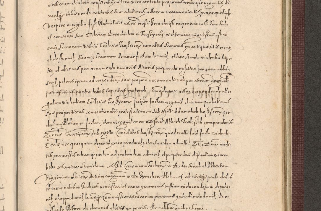 Zdjęcie nr 1305 dla obiektu archiwalnego: Acta actorum causarum obligationum institutionum, decretorum, constitutionum, quietonum, resignonum, cessionum, accaeterarum, obseruonum tam iudicialium quam extraiudicialium coram Admondo Reverendo Domino Joanne Zerzynski Canonico, Vicario in Spiritualibus et Officiali generali Cracoviensis Iudice deputati per Illustrissimum ac Reverendissimum Dominum Martinum Szyszkowski Dei et Apostolice Sedis gratia Episcopum Cracoviensis ad Annum Domini Millesimum Sexcentesimum Decimum Septimum Indicatione quindecima Pontificus SS. D. N. D. Pauli Divina providentia Papae V. foeliciter moderni anno ipsus duodecimo continuantur