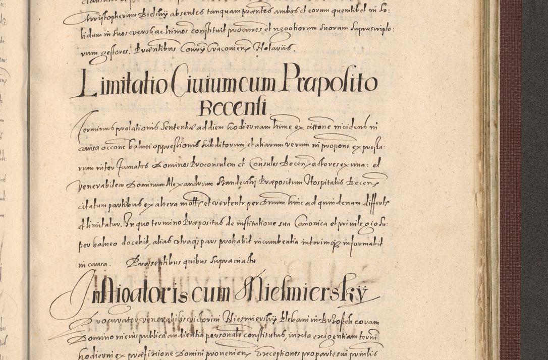 Zdjęcie nr 1291 dla obiektu archiwalnego: Acta actorum causarum obligationum institutionum, decretorum, constitutionum, quietonum, resignonum, cessionum, accaeterarum, obseruonum tam iudicialium quam extraiudicialium coram Admondo Reverendo Domino Joanne Zerzynski Canonico, Vicario in Spiritualibus et Officiali generali Cracoviensis Iudice deputati per Illustrissimum ac Reverendissimum Dominum Martinum Szyszkowski Dei et Apostolice Sedis gratia Episcopum Cracoviensis ad Annum Domini Millesimum Sexcentesimum Decimum Septimum Indicatione quindecima Pontificus SS. D. N. D. Pauli Divina providentia Papae V. foeliciter moderni anno ipsus duodecimo continuantur