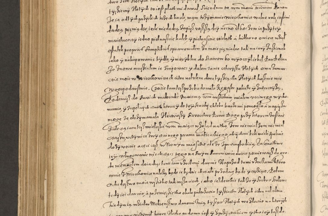 Zdjęcie nr 1282 dla obiektu archiwalnego: Acta actorum causarum obligationum institutionum, decretorum, constitutionum, quietonum, resignonum, cessionum, accaeterarum, obseruonum tam iudicialium quam extraiudicialium coram Admondo Reverendo Domino Joanne Zerzynski Canonico, Vicario in Spiritualibus et Officiali generali Cracoviensis Iudice deputati per Illustrissimum ac Reverendissimum Dominum Martinum Szyszkowski Dei et Apostolice Sedis gratia Episcopum Cracoviensis ad Annum Domini Millesimum Sexcentesimum Decimum Septimum Indicatione quindecima Pontificus SS. D. N. D. Pauli Divina providentia Papae V. foeliciter moderni anno ipsus duodecimo continuantur