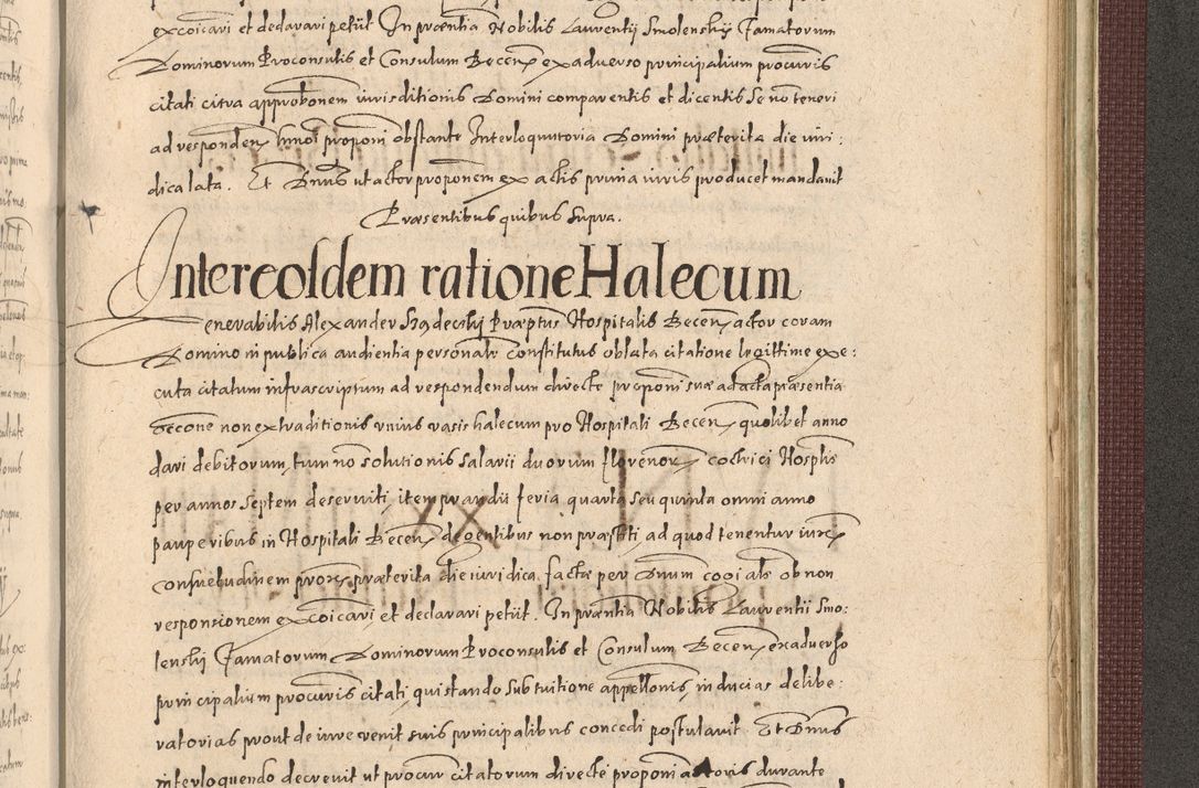 Zdjęcie nr 1279 dla obiektu archiwalnego: Acta actorum causarum obligationum institutionum, decretorum, constitutionum, quietonum, resignonum, cessionum, accaeterarum, obseruonum tam iudicialium quam extraiudicialium coram Admondo Reverendo Domino Joanne Zerzynski Canonico, Vicario in Spiritualibus et Officiali generali Cracoviensis Iudice deputati per Illustrissimum ac Reverendissimum Dominum Martinum Szyszkowski Dei et Apostolice Sedis gratia Episcopum Cracoviensis ad Annum Domini Millesimum Sexcentesimum Decimum Septimum Indicatione quindecima Pontificus SS. D. N. D. Pauli Divina providentia Papae V. foeliciter moderni anno ipsus duodecimo continuantur