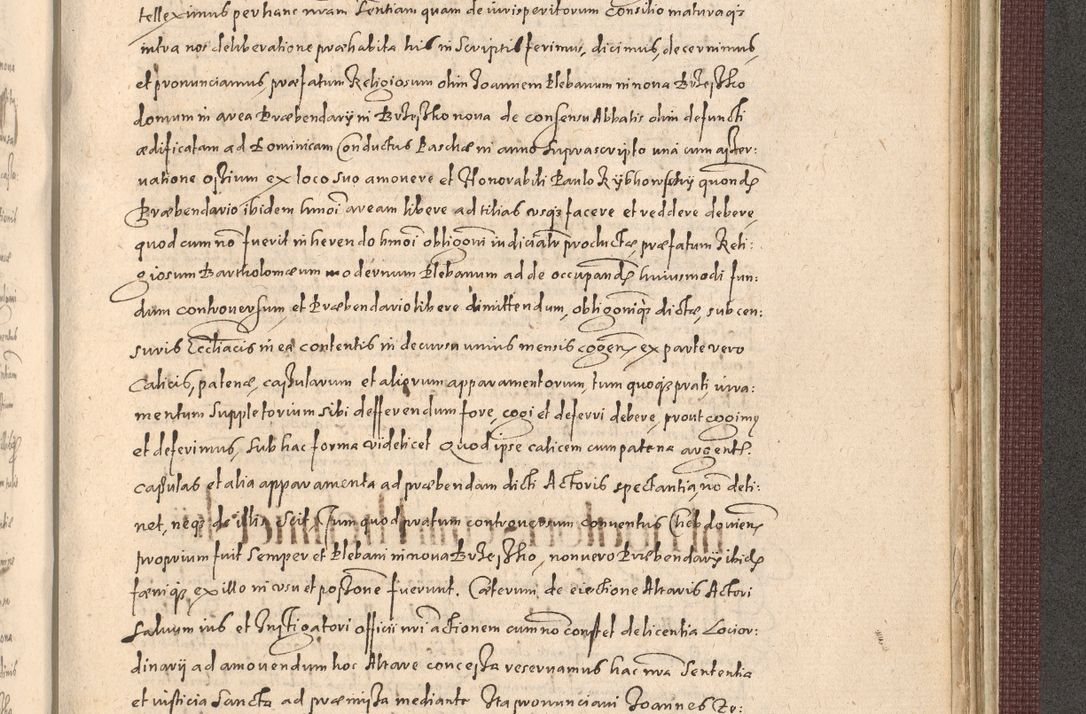 Zdjęcie nr 1277 dla obiektu archiwalnego: Acta actorum causarum obligationum institutionum, decretorum, constitutionum, quietonum, resignonum, cessionum, accaeterarum, obseruonum tam iudicialium quam extraiudicialium coram Admondo Reverendo Domino Joanne Zerzynski Canonico, Vicario in Spiritualibus et Officiali generali Cracoviensis Iudice deputati per Illustrissimum ac Reverendissimum Dominum Martinum Szyszkowski Dei et Apostolice Sedis gratia Episcopum Cracoviensis ad Annum Domini Millesimum Sexcentesimum Decimum Septimum Indicatione quindecima Pontificus SS. D. N. D. Pauli Divina providentia Papae V. foeliciter moderni anno ipsus duodecimo continuantur