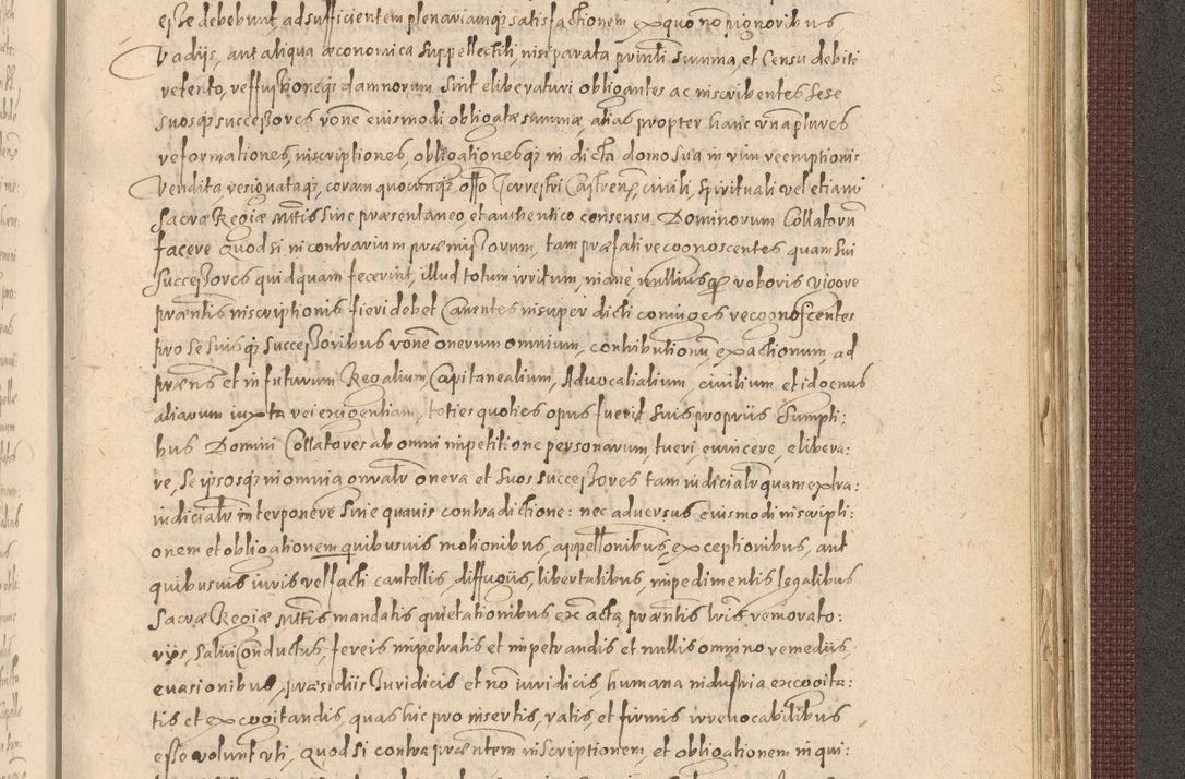 Zdjęcie nr 1265 dla obiektu archiwalnego: Acta actorum causarum obligationum institutionum, decretorum, constitutionum, quietonum, resignonum, cessionum, accaeterarum, obseruonum tam iudicialium quam extraiudicialium coram Admondo Reverendo Domino Joanne Zerzynski Canonico, Vicario in Spiritualibus et Officiali generali Cracoviensis Iudice deputati per Illustrissimum ac Reverendissimum Dominum Martinum Szyszkowski Dei et Apostolice Sedis gratia Episcopum Cracoviensis ad Annum Domini Millesimum Sexcentesimum Decimum Septimum Indicatione quindecima Pontificus SS. D. N. D. Pauli Divina providentia Papae V. foeliciter moderni anno ipsus duodecimo continuantur