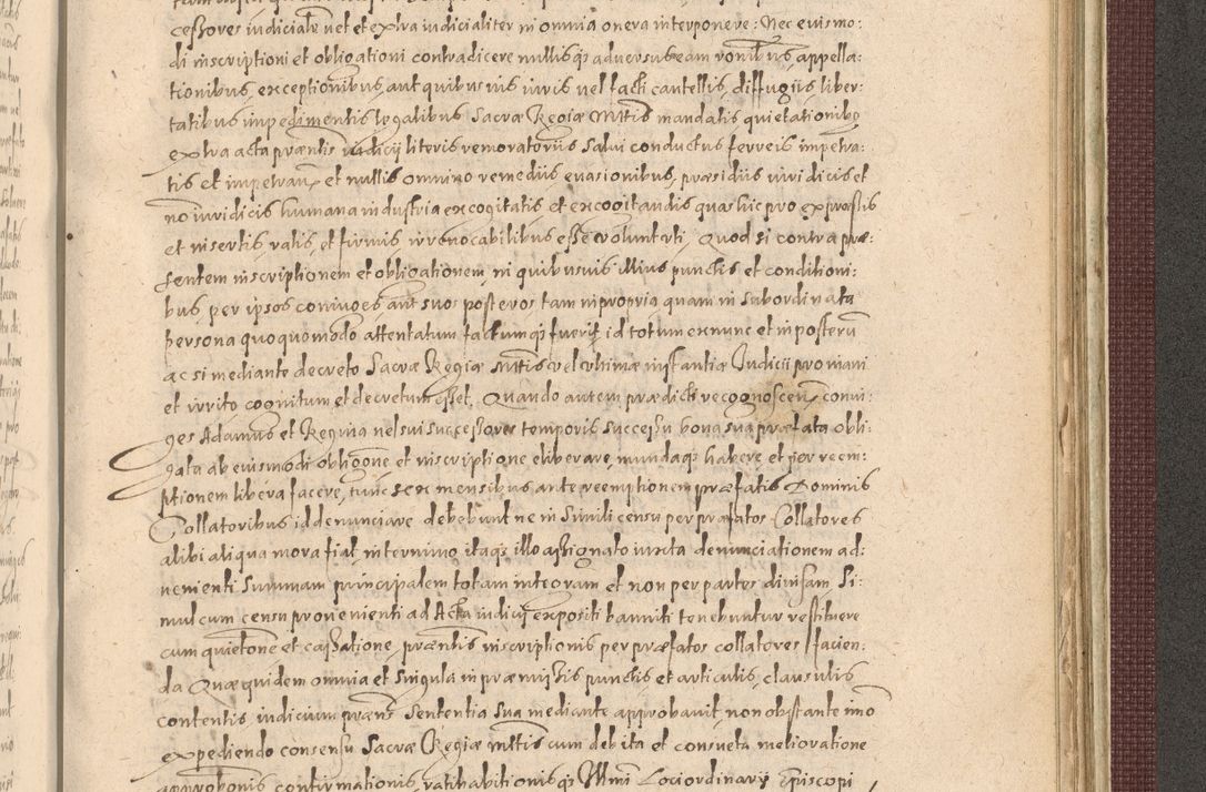 Zdjęcie nr 1263 dla obiektu archiwalnego: Acta actorum causarum obligationum institutionum, decretorum, constitutionum, quietonum, resignonum, cessionum, accaeterarum, obseruonum tam iudicialium quam extraiudicialium coram Admondo Reverendo Domino Joanne Zerzynski Canonico, Vicario in Spiritualibus et Officiali generali Cracoviensis Iudice deputati per Illustrissimum ac Reverendissimum Dominum Martinum Szyszkowski Dei et Apostolice Sedis gratia Episcopum Cracoviensis ad Annum Domini Millesimum Sexcentesimum Decimum Septimum Indicatione quindecima Pontificus SS. D. N. D. Pauli Divina providentia Papae V. foeliciter moderni anno ipsus duodecimo continuantur