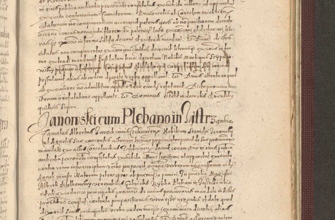 Zdjęcie nr 1259 dla obiektu archiwalnego: Acta actorum causarum obligationum institutionum, decretorum, constitutionum, quietonum, resignonum, cessionum, accaeterarum, obseruonum tam iudicialium quam extraiudicialium coram Admondo Reverendo Domino Joanne Zerzynski Canonico, Vicario in Spiritualibus et Officiali generali Cracoviensis Iudice deputati per Illustrissimum ac Reverendissimum Dominum Martinum Szyszkowski Dei et Apostolice Sedis gratia Episcopum Cracoviensis ad Annum Domini Millesimum Sexcentesimum Decimum Septimum Indicatione quindecima Pontificus SS. D. N. D. Pauli Divina providentia Papae V. foeliciter moderni anno ipsus duodecimo continuantur
