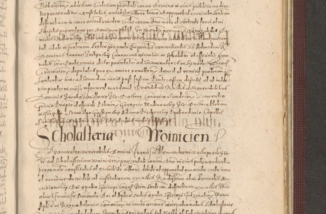 Zdjęcie nr 1257 dla obiektu archiwalnego: Acta actorum causarum obligationum institutionum, decretorum, constitutionum, quietonum, resignonum, cessionum, accaeterarum, obseruonum tam iudicialium quam extraiudicialium coram Admondo Reverendo Domino Joanne Zerzynski Canonico, Vicario in Spiritualibus et Officiali generali Cracoviensis Iudice deputati per Illustrissimum ac Reverendissimum Dominum Martinum Szyszkowski Dei et Apostolice Sedis gratia Episcopum Cracoviensis ad Annum Domini Millesimum Sexcentesimum Decimum Septimum Indicatione quindecima Pontificus SS. D. N. D. Pauli Divina providentia Papae V. foeliciter moderni anno ipsus duodecimo continuantur