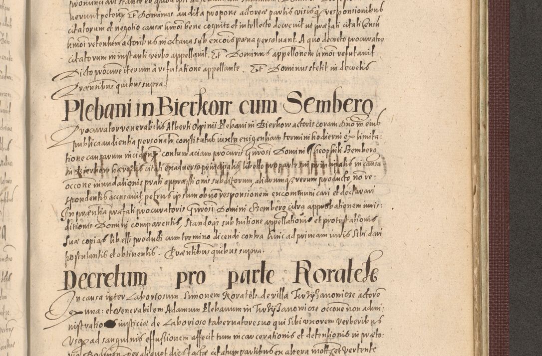 Zdjęcie nr 1249 dla obiektu archiwalnego: Acta actorum causarum obligationum institutionum, decretorum, constitutionum, quietonum, resignonum, cessionum, accaeterarum, obseruonum tam iudicialium quam extraiudicialium coram Admondo Reverendo Domino Joanne Zerzynski Canonico, Vicario in Spiritualibus et Officiali generali Cracoviensis Iudice deputati per Illustrissimum ac Reverendissimum Dominum Martinum Szyszkowski Dei et Apostolice Sedis gratia Episcopum Cracoviensis ad Annum Domini Millesimum Sexcentesimum Decimum Septimum Indicatione quindecima Pontificus SS. D. N. D. Pauli Divina providentia Papae V. foeliciter moderni anno ipsus duodecimo continuantur
