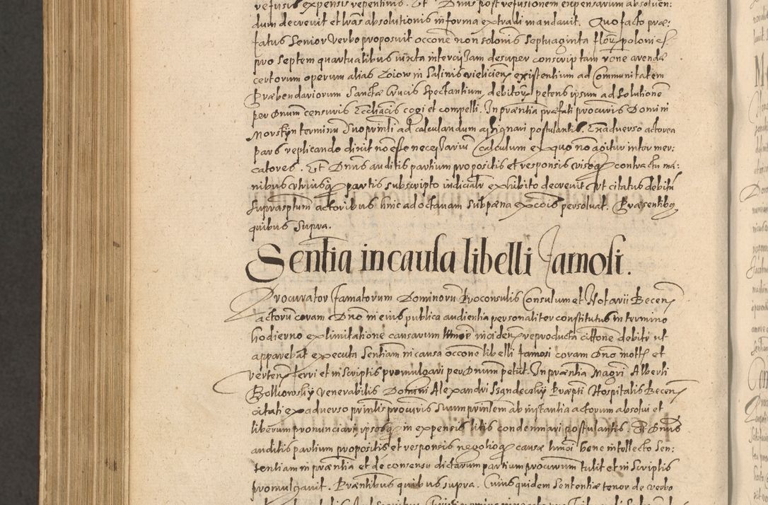 Zdjęcie nr 1232 dla obiektu archiwalnego: Acta actorum causarum obligationum institutionum, decretorum, constitutionum, quietonum, resignonum, cessionum, accaeterarum, obseruonum tam iudicialium quam extraiudicialium coram Admondo Reverendo Domino Joanne Zerzynski Canonico, Vicario in Spiritualibus et Officiali generali Cracoviensis Iudice deputati per Illustrissimum ac Reverendissimum Dominum Martinum Szyszkowski Dei et Apostolice Sedis gratia Episcopum Cracoviensis ad Annum Domini Millesimum Sexcentesimum Decimum Septimum Indicatione quindecima Pontificus SS. D. N. D. Pauli Divina providentia Papae V. foeliciter moderni anno ipsus duodecimo continuantur
