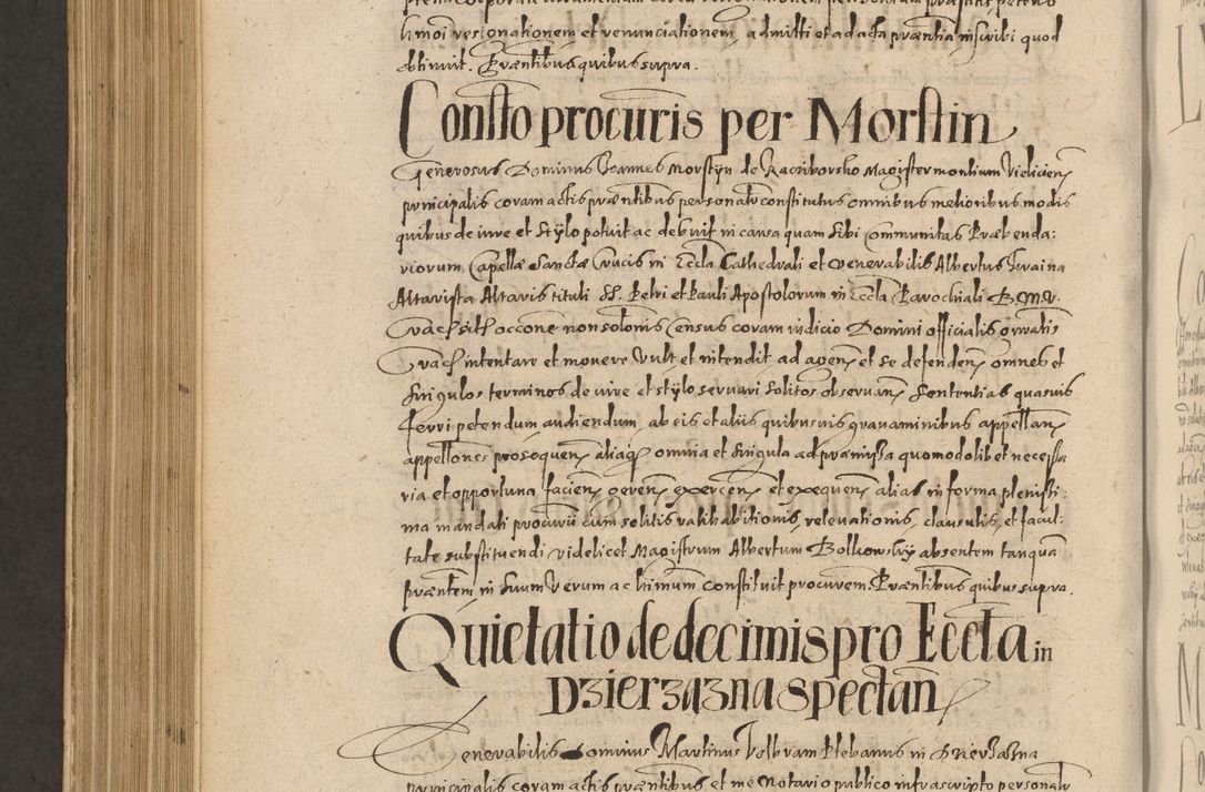 Zdjęcie nr 1228 dla obiektu archiwalnego: Acta actorum causarum obligationum institutionum, decretorum, constitutionum, quietonum, resignonum, cessionum, accaeterarum, obseruonum tam iudicialium quam extraiudicialium coram Admondo Reverendo Domino Joanne Zerzynski Canonico, Vicario in Spiritualibus et Officiali generali Cracoviensis Iudice deputati per Illustrissimum ac Reverendissimum Dominum Martinum Szyszkowski Dei et Apostolice Sedis gratia Episcopum Cracoviensis ad Annum Domini Millesimum Sexcentesimum Decimum Septimum Indicatione quindecima Pontificus SS. D. N. D. Pauli Divina providentia Papae V. foeliciter moderni anno ipsus duodecimo continuantur