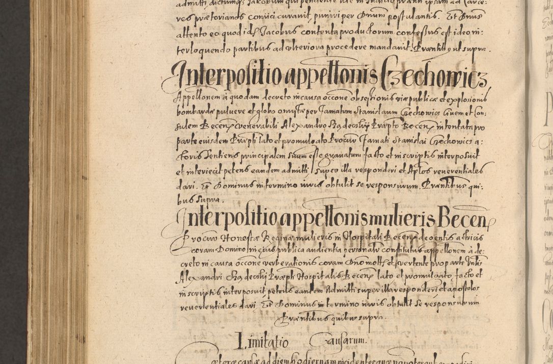 Zdjęcie nr 1210 dla obiektu archiwalnego: Acta actorum causarum obligationum institutionum, decretorum, constitutionum, quietonum, resignonum, cessionum, accaeterarum, obseruonum tam iudicialium quam extraiudicialium coram Admondo Reverendo Domino Joanne Zerzynski Canonico, Vicario in Spiritualibus et Officiali generali Cracoviensis Iudice deputati per Illustrissimum ac Reverendissimum Dominum Martinum Szyszkowski Dei et Apostolice Sedis gratia Episcopum Cracoviensis ad Annum Domini Millesimum Sexcentesimum Decimum Septimum Indicatione quindecima Pontificus SS. D. N. D. Pauli Divina providentia Papae V. foeliciter moderni anno ipsus duodecimo continuantur
