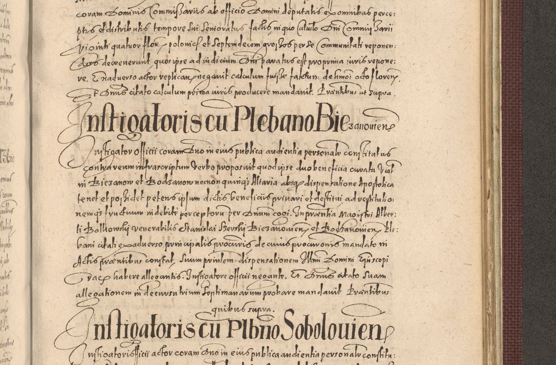 Zdjęcie nr 1191 dla obiektu archiwalnego: Acta actorum causarum obligationum institutionum, decretorum, constitutionum, quietonum, resignonum, cessionum, accaeterarum, obseruonum tam iudicialium quam extraiudicialium coram Admondo Reverendo Domino Joanne Zerzynski Canonico, Vicario in Spiritualibus et Officiali generali Cracoviensis Iudice deputati per Illustrissimum ac Reverendissimum Dominum Martinum Szyszkowski Dei et Apostolice Sedis gratia Episcopum Cracoviensis ad Annum Domini Millesimum Sexcentesimum Decimum Septimum Indicatione quindecima Pontificus SS. D. N. D. Pauli Divina providentia Papae V. foeliciter moderni anno ipsus duodecimo continuantur