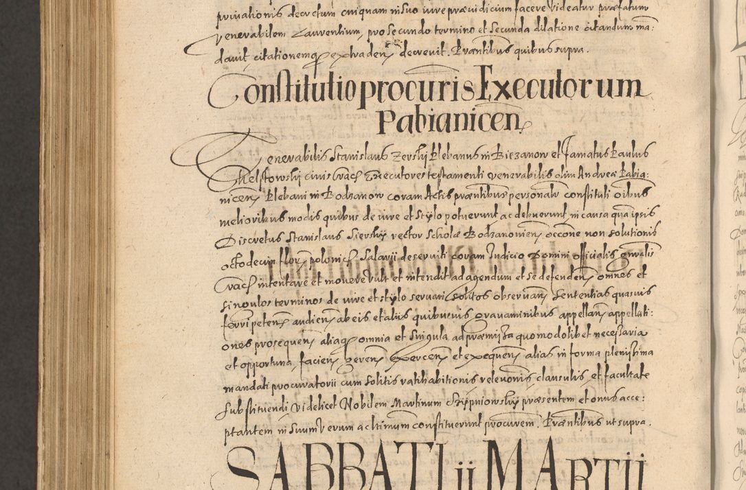 Zdjęcie nr 1186 dla obiektu archiwalnego: Acta actorum causarum obligationum institutionum, decretorum, constitutionum, quietonum, resignonum, cessionum, accaeterarum, obseruonum tam iudicialium quam extraiudicialium coram Admondo Reverendo Domino Joanne Zerzynski Canonico, Vicario in Spiritualibus et Officiali generali Cracoviensis Iudice deputati per Illustrissimum ac Reverendissimum Dominum Martinum Szyszkowski Dei et Apostolice Sedis gratia Episcopum Cracoviensis ad Annum Domini Millesimum Sexcentesimum Decimum Septimum Indicatione quindecima Pontificus SS. D. N. D. Pauli Divina providentia Papae V. foeliciter moderni anno ipsus duodecimo continuantur