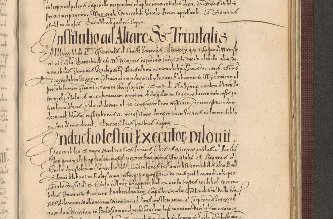 Zdjęcie nr 1179 dla obiektu archiwalnego: Acta actorum causarum obligationum institutionum, decretorum, constitutionum, quietonum, resignonum, cessionum, accaeterarum, obseruonum tam iudicialium quam extraiudicialium coram Admondo Reverendo Domino Joanne Zerzynski Canonico, Vicario in Spiritualibus et Officiali generali Cracoviensis Iudice deputati per Illustrissimum ac Reverendissimum Dominum Martinum Szyszkowski Dei et Apostolice Sedis gratia Episcopum Cracoviensis ad Annum Domini Millesimum Sexcentesimum Decimum Septimum Indicatione quindecima Pontificus SS. D. N. D. Pauli Divina providentia Papae V. foeliciter moderni anno ipsus duodecimo continuantur